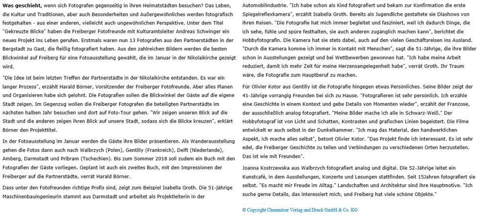 Freie Presse Freiberg Sachsen Artikel 3